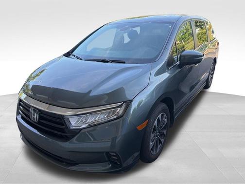 Forest Mist Metallic 2021 Honda Odyssey EX-L