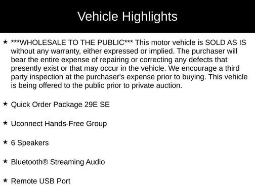 2016 Dodge Grand Caravan AVP/SE