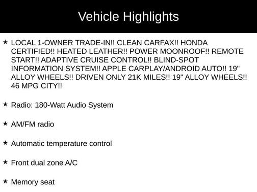 2024 Honda Accord Hybrid Sport-L