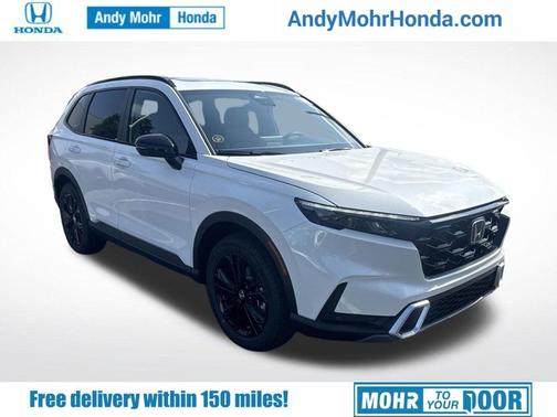 Platinum White Pearl 2026 Honda CR-V Hybrid Sport Touring