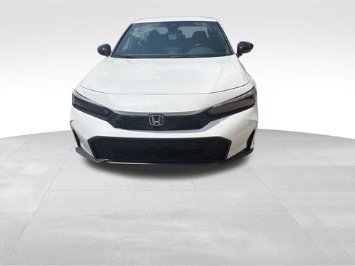 Platinum White Pearl 2025 Honda Civic Sport