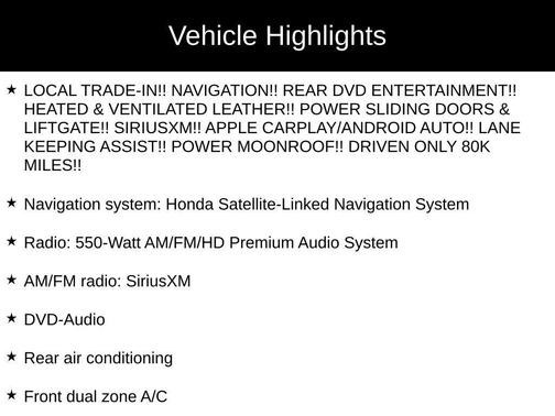 2020 Honda Odyssey Elite