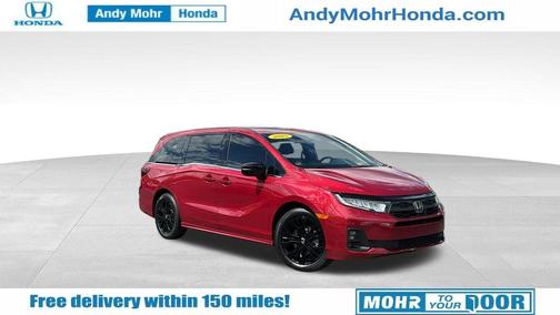 Radiant Red Metallic II 2025 Honda Odyssey Sport-L