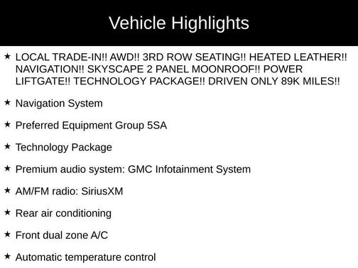 2018 GMC Acadia Denali