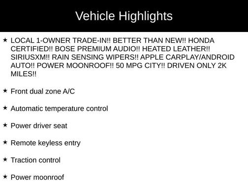 2026 Honda Civic Hybrid TOURING