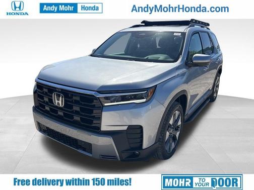Solar Silver Metallic 2026 Honda Pilot Elite