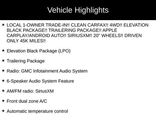 2022 GMC Sierra 1500 Limited Elevation