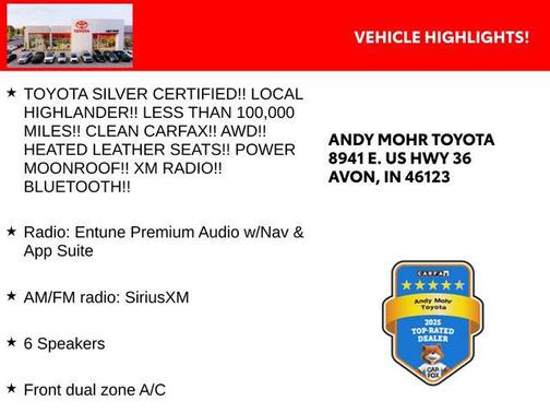Celestial Silver Metallic 2018 Toyota Highlander XLE