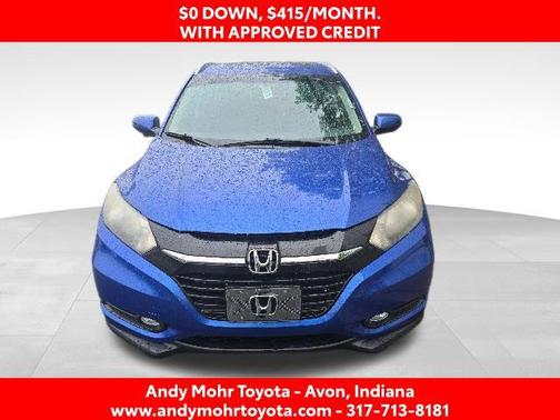 Aegean Blue Metallic 2018 Honda HR-V EX-L w/Navigation