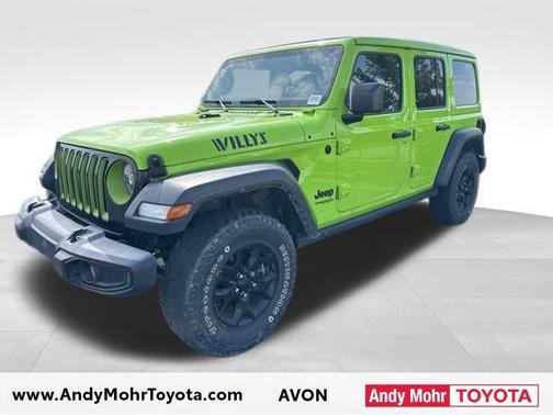 Limited Edition Gecko Clear Coat 2021 Jeep Wrangler Willys