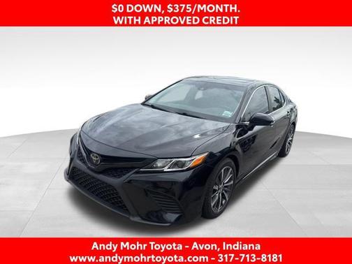 Midnight Black Metallic 2020 Toyota Camry SE