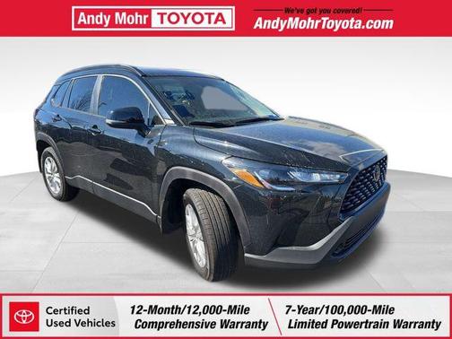 Jet Black 2025 Toyota Corolla Cross LE