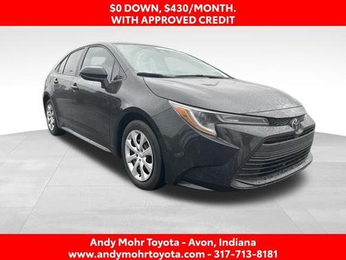 Midnight Black Metallic 2023 Toyota Corolla LE