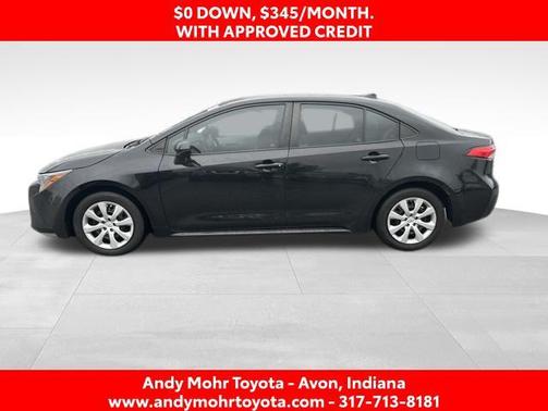 Midnight Black Metallic 2023 Toyota Corolla LE