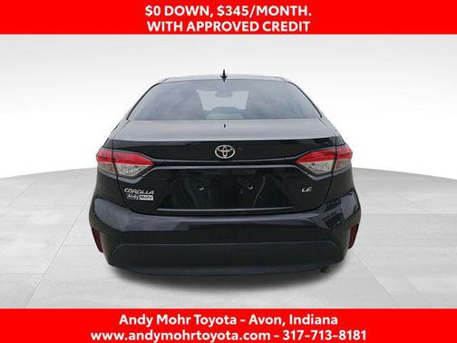 Midnight Black Metallic 2023 Toyota Corolla LE