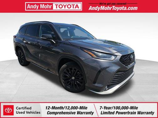 Magnetic Gray Metallic 2025 Toyota Highlander XSE