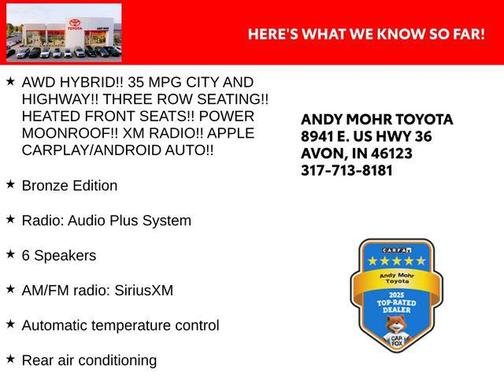 2022 Toyota Highlander Bronze Edition