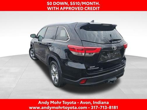 Midnight Black Metallic 2018 Toyota Highlander Limited