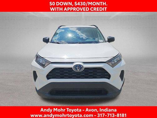White 2022 Toyota RAV4 Hybrid LE