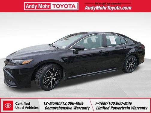 Midnight Black Metallic 2024 Toyota Camry SE