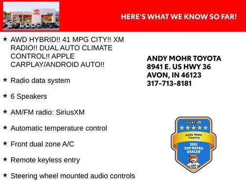 White 2022 Toyota RAV4 Hybrid XLE
