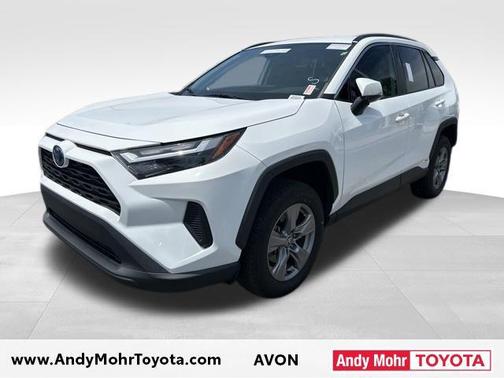 White 2022 Toyota RAV4 Hybrid XLE