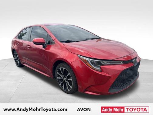 Barcelona Red Metallic 2020 Toyota Corolla LE