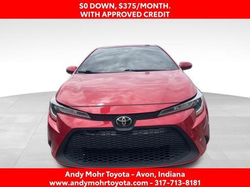Barcelona Red Metallic 2020 Toyota Corolla LE