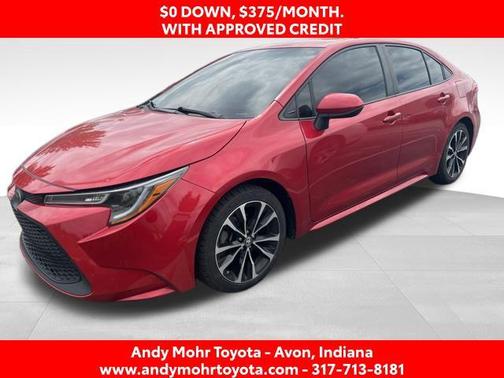 Barcelona Red Metallic 2020 Toyota Corolla LE