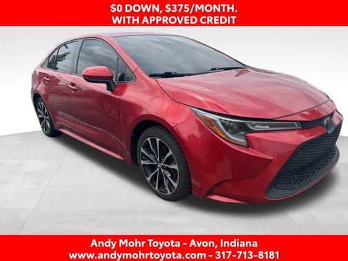 Barcelona Red Metallic 2020 Toyota Corolla LE