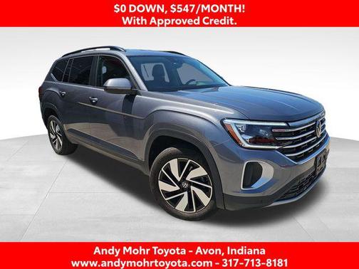 Platinum Gray Metallic 2025 Volkswagen Atlas 2.0T SE w/Technology