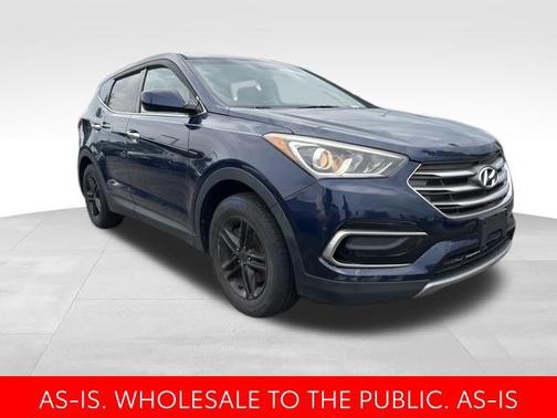 Blue 2017 Hyundai Santa Fe Sport 2.4L
