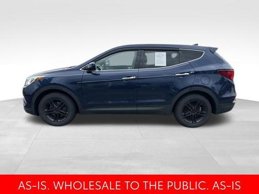 Blue 2017 Hyundai Santa Fe Sport 2.4L