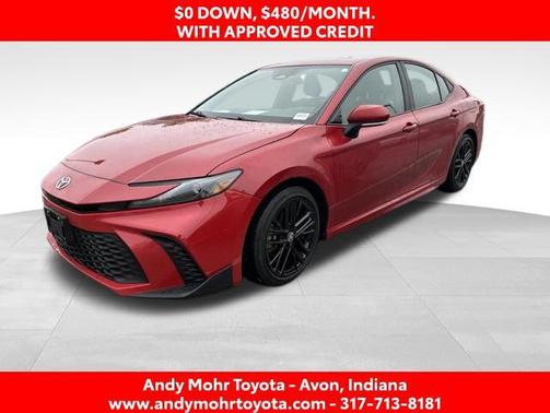 Supersonic Red 2025 Toyota Camry SE