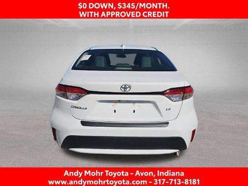 White 2022 Toyota Corolla LE