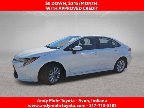 White 2022 Toyota Corolla LE