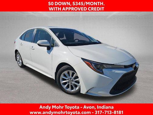 White 2022 Toyota Corolla LE