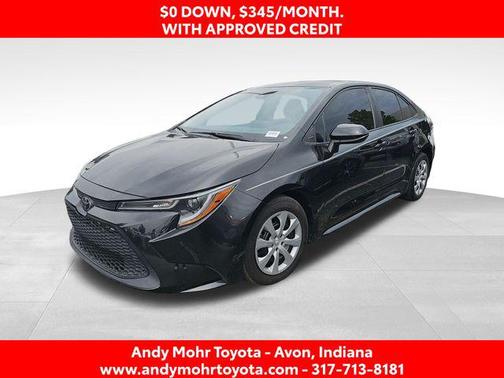 Black Sand Pearl 2021 Toyota Corolla LE