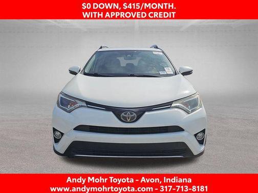 Super White 2018 Toyota RAV4 XLE