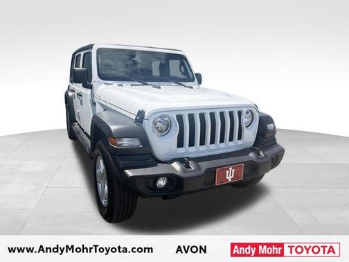 Bright White Clearcoat 2023 Jeep Wrangler Sport S