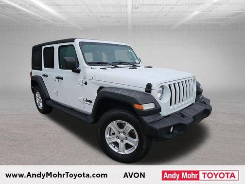 Bright White Clearcoat 2023 Jeep Wrangler Sport S