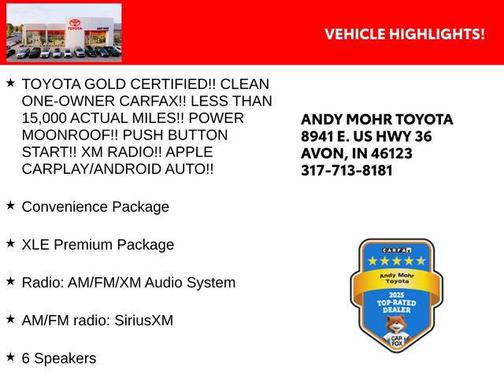 Midnight Black Metallic 2023 Toyota RAV4 XLE Premium