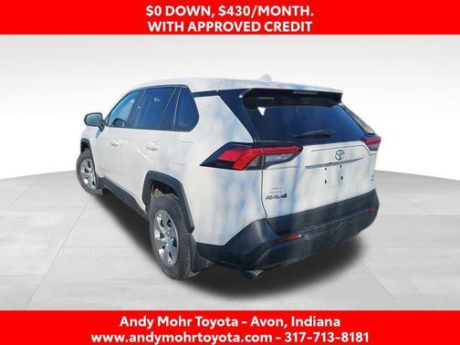 White 2022 Toyota RAV4 LE