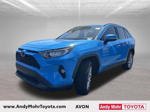 Blue Flame 2020 Toyota RAV4 XLE Premium