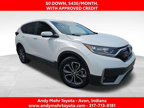 Platinum White Pearl 2021 Honda CR-V EX