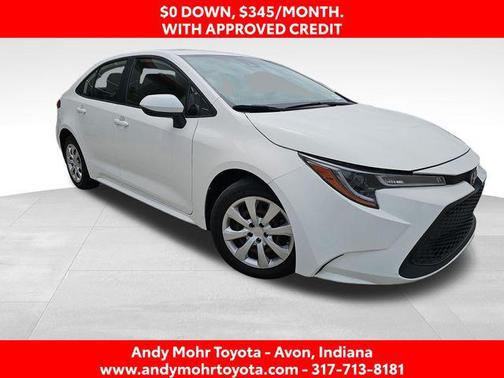 Super White 2021 Toyota Corolla LE