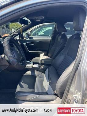 Silver Sky Metallic/Midnight Black Metallic 2023 Toyota RAV4 Hybrid SE