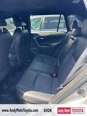Silver Sky Metallic/Midnight Black Metallic 2023 Toyota RAV4 Hybrid SE