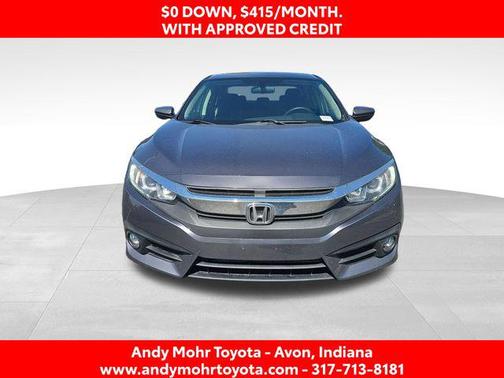 Modern Steel Metallic 2018 Honda Civic EX-T