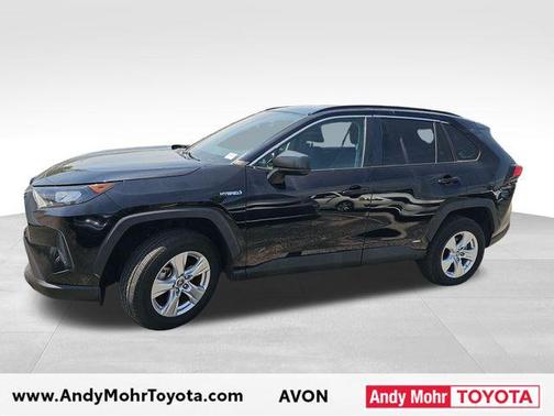 Midnight Black Metallic 2021 Toyota RAV4 Hybrid LE